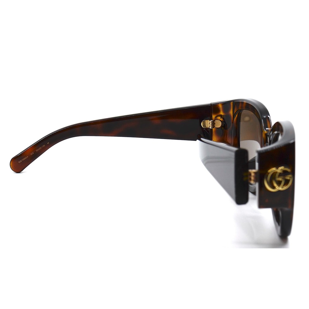 Gucci GG1599SA Havana Brown Sunglasses Women Authentic Italy New w/ Case - Picture 11 of 15